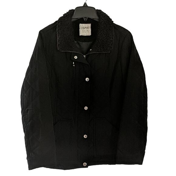 Esprit Black Coat - Picture 1 of 6